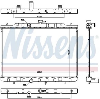 606791 Автозапчасть NISSENS підбір по vin на Brocar