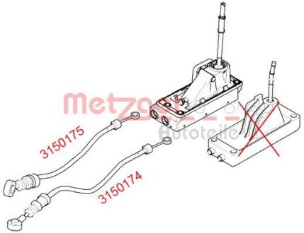 3150175 Автозапчасть METZGER подбор по vin на Brocar