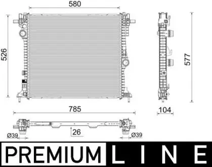 CR2587000P Автозапчасть MAHLE / KNECHT подбор по vin на Brocar