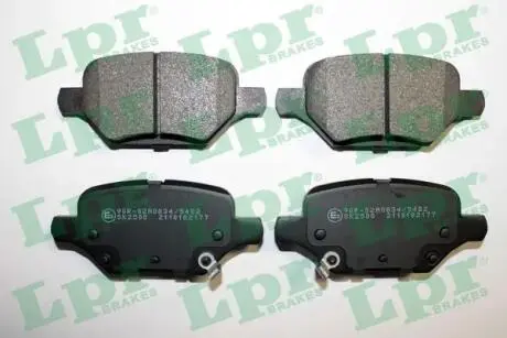 05P2177 Гальмівні колодки, дискові LPR підбір по vin на Brocar