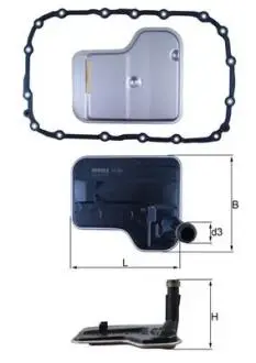 HX240D Фільтр гідравлічний КПП MAHLE / KNECHT підбір по vin на Brocar