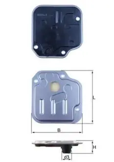 HX244 Гідравлічний фільтр, автоматична коробка передач MAHLE / KNECHT підбір по vin на Brocar