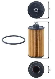 OX1245D Автозапчасть MAHLE / KNECHT подбор по vin на Brocar