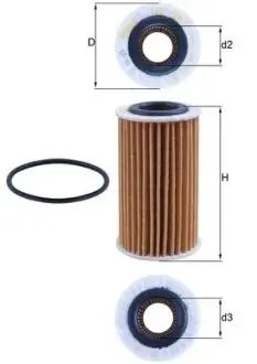 OX1267D Автозапчасть MAHLE / KNECHT підбір по vin на Brocar