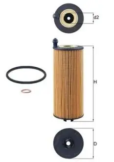 OX1302D Автозапчасть MAHLE / KNECHT подбор по vin на Brocar