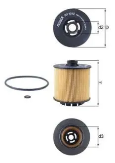 OX1312D Автозапчасть MAHLE / KNECHT підбір по vin на Brocar
