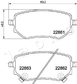 510532 Автозапчасть JAPKO підбір по vin на Brocar