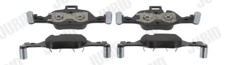 573856J Гальмівні колодки пер. BMW 5 (G30/G31/F90)/7 (G11/G12)/X3 (G01/F97)/X5 (G05/F95) (ATE) JURID підбір по vin на Brocar