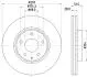 8DD355126981 Диск гальмівний з покриттям PRO передній на Mazda CX-5 KE 2015&gt; HELLA підбір по vin на Brocar