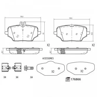 176866 Автозапчасть FEBI BILSTEIN підбір по vin на Brocar