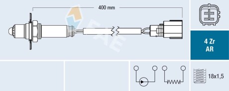 75662 SONDA LAMBDA FAE подбор по vin на Brocar