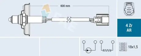 75636 SONDA LAMBDA FAE підбір по vin на Brocar