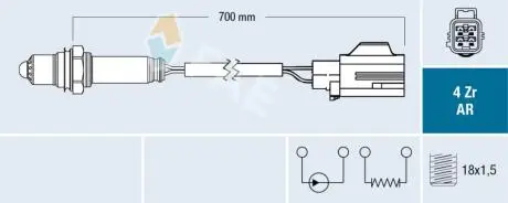 75637 SONDA LAMBDA FAE підбір по vin на Brocar
