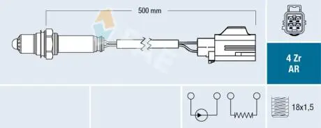 75615 SONDA LAMBDA FAE підбір по vin на Brocar