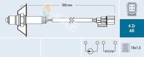 75608 SONDA LAMBDA FAE підбір по vin на Brocar