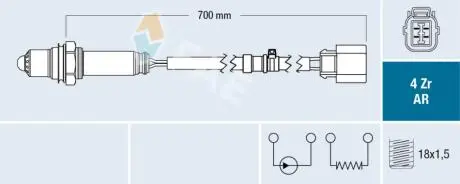 75609 SONDA LAMBDA FAE підбір по vin на Brocar
