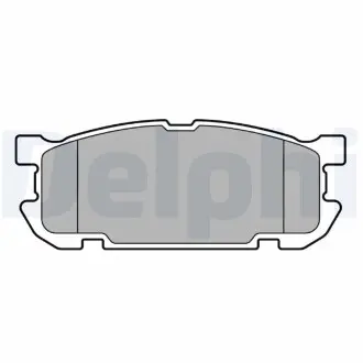 LP3690 Тормозные колодки задн. MX-5 II 1.8 98- DELPHI підбір по vin на Brocar