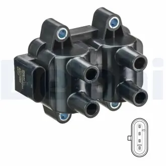 GN1108312B1 Котушка запалювання RENAULT Clio, Kangoo, Megane, Twingo DACIA Logan DELPHI підбір по vin на Brocar
