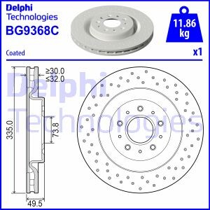 BG9368C Автозапчасть DELPHI підбір по vin на Brocar