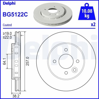 BG5122C Автозапчасть DELPHI подбор по vin на Brocar