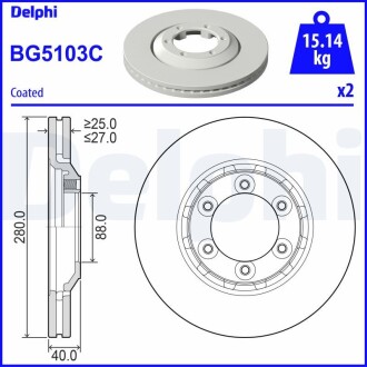 BG5103C Автозапчасть DELPHI подбор по vin на Brocar