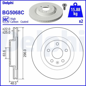 BG5068C Автозапчасть DELPHI подбор по vin на Brocar