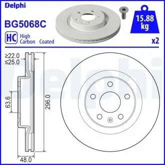 BG5068C Автозапчасть DELPHI підбір по vin на Brocar