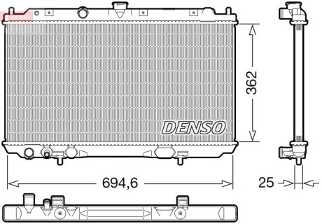 DRM46073 Автозапчастина DENSO підбір по vin на Brocar