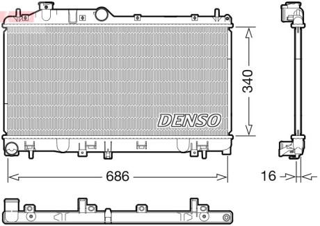 DRM36025 Автозапчасть DENSO підбір по vin на Brocar