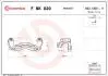 FBK020 Скоба гальмівного супорта BREMBO підбір по vin на Brocar