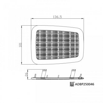 ADBP250046 Автозапчасть BLUE PRINT подбор по vin на Brocar