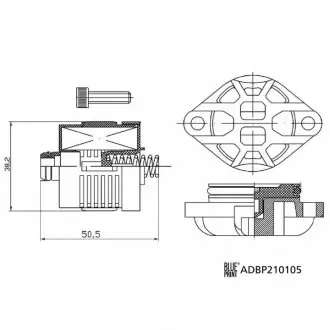 ADBP210105 Автозапчасть BLUE PRINT підбір по vin на Brocar