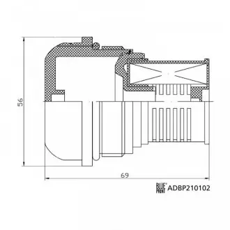 ADBP210102 Фільтр АКПП BLUE PRINT підбір по vin на Brocar