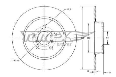 TX7354 Автозапчастина TOMEX підбір по vin на Brocar