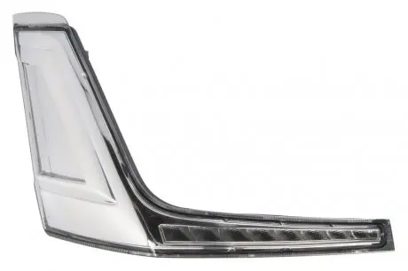CLRV005R Лампа сигналу повороту переднього Прав (колір скла: хром, LED) RVI T 01.13- TRUCKLIGHT підбір по vin на Brocar