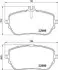 Колодки тормозные (передние) MB A-class (W177)/B-class (W247) 18- (CBI) 500549