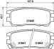 NP3002 Колодки гальмівні дискові задні Mitsubishi Pajero II 2.6, 2.8, 3.0 (94-00) (NP3002) NISSHINBO NISSHINBO підбір по vin на Brocar