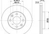 Диск гальмівний передній Honda Jazz 1.2, 1.3, 1.5 (02-08) (ND8022) NISSHINBO