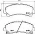 Колодки тормозные дисковые передние Strong Ceramic Isuzu D-Max I (TFR, TFS) (02- NP4005SC