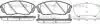 P1141312 Колодки гальмівні дискові передні Kia Sorento i 2.5 02-,Kia Sorento i 3.3 02- WOKING підбір по vin на Brocar