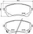 Колодки тормозные дисковые передние Toyota Corolla (19-) (NP1173) NISSHINBO
