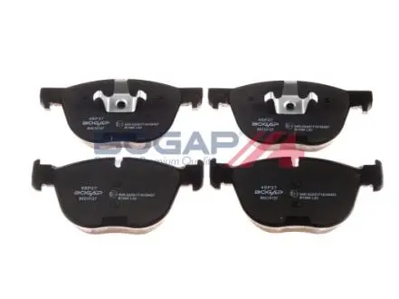 B8210127 Колодки гальмівні (передні) BMW X4 (F26) 14-18/X5 (E70/F15/F85) 06-18/X6 (E71/E72/F16/F86) 08-19 BOGAP підбір по vin на Brocar