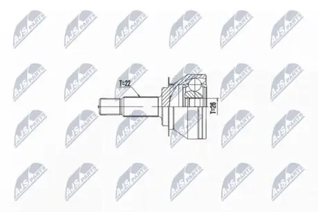 NPZVW046 OUTER CV JOINT NTY подбор по vin на Brocar