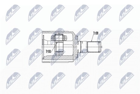 NPWHY538 INNER CV JOINT NTY подбор по vin на Brocar