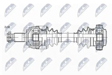 NPWBM174 Півосі NTY підбір по vin на Brocar
