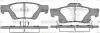 P1546302 Колодки тормозные дисковые задние Jeep Grand cherokee iii 5.7 05-10,Jeep Grand c WOKING підбір по vin на Brocar
