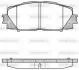 P1324310 Колодки тормозные дисковые передние Lexus Ct (zwa10_) 1.8 10-,Toyota Prius 1.8 0 WOKING підбір по vin на Brocar