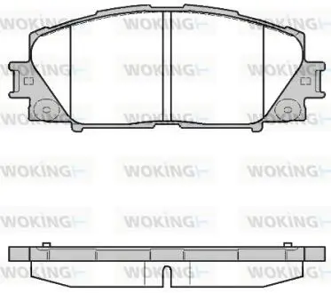 P1324310 Колодки гальмівні дискові передні Lexus Ct (zwa10_) 1.8 10-,Toyota Prius 1.8 0 WOKING підбір по vin на Brocar