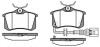 P363341 Колодки тормозные дисковые задние Audi A1 1.2 10-,Audi A1 1.4 10-,Audi A1 1.6 10 WOKING підбір по vin на Brocar