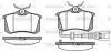 P363341 Колодки тормозные дисковые задние Audi A1 1.2 10-,Audi A1 1.4 10-,Audi A1 1.6 10 WOKING підбір по vin на Brocar